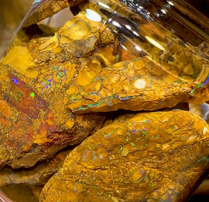 127.6g - Jar of Rough Australian Boulder Opal