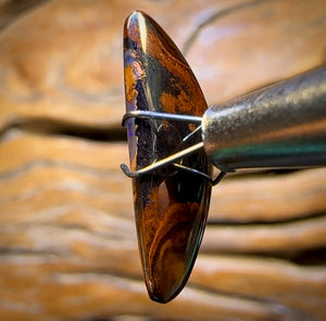 4.5cts - “Rockpool Kernel” RARE Yowah Nut Crystal Centre Opal