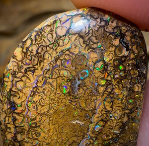 51.3cts - Yowah Nut Tribal. Australian Boulder Opal - Opal Whisperers