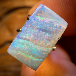 2.9cts - Waves Queensland Boulder Seam Opal. Australian Opal Picture Stone