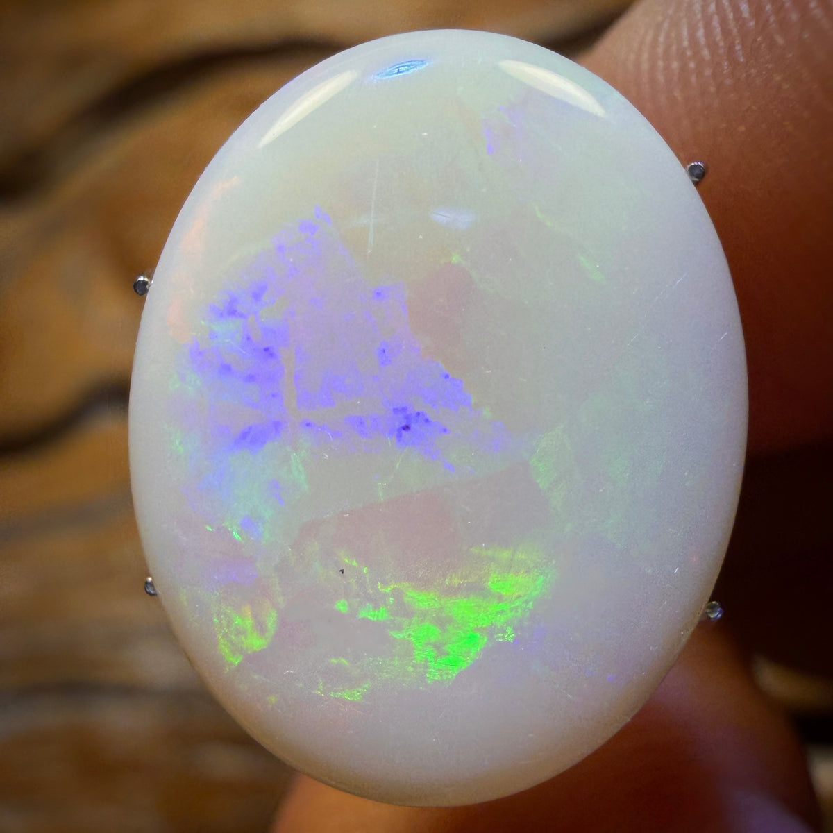 8.3cts - South Australian White Opal from Coober Pedy