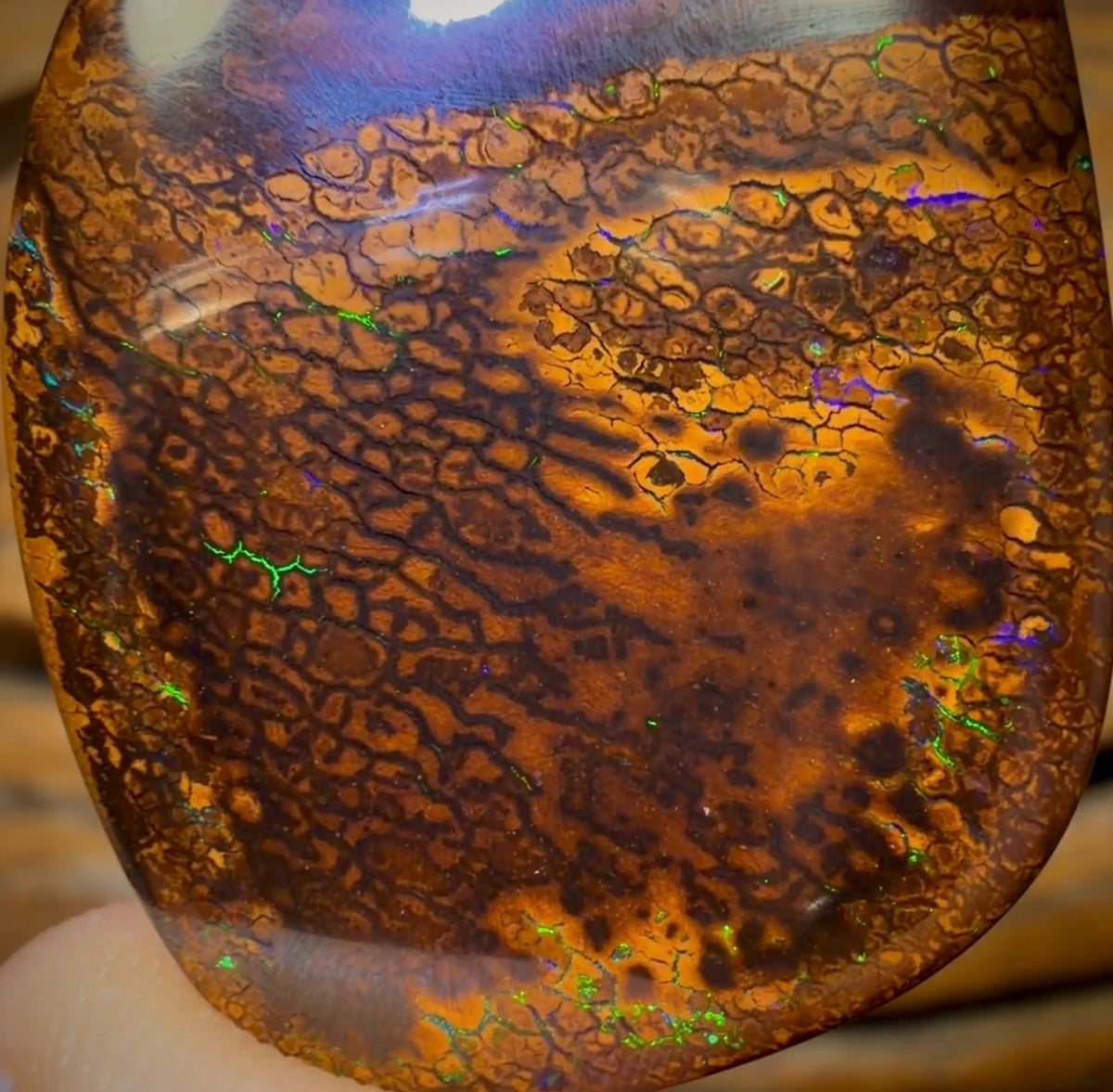 Half Price Card ! 79.8cts - Tribal Australian Boulder Opal from Yowah