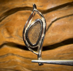 Sterling Silver - Queensland Boulder Opal Doublet Pendant BARGAIN