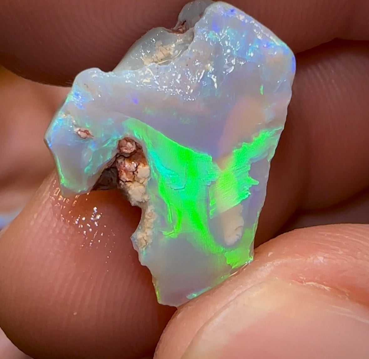 105cts - 10x Lightning Ridge Crystal and Dark Opal Rough Parcel - Opal Whisperers