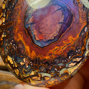 Aren’t you glad you stayed to the end card! 150.7cts - Yowah Nut Tribal / Crystal Centre Opal