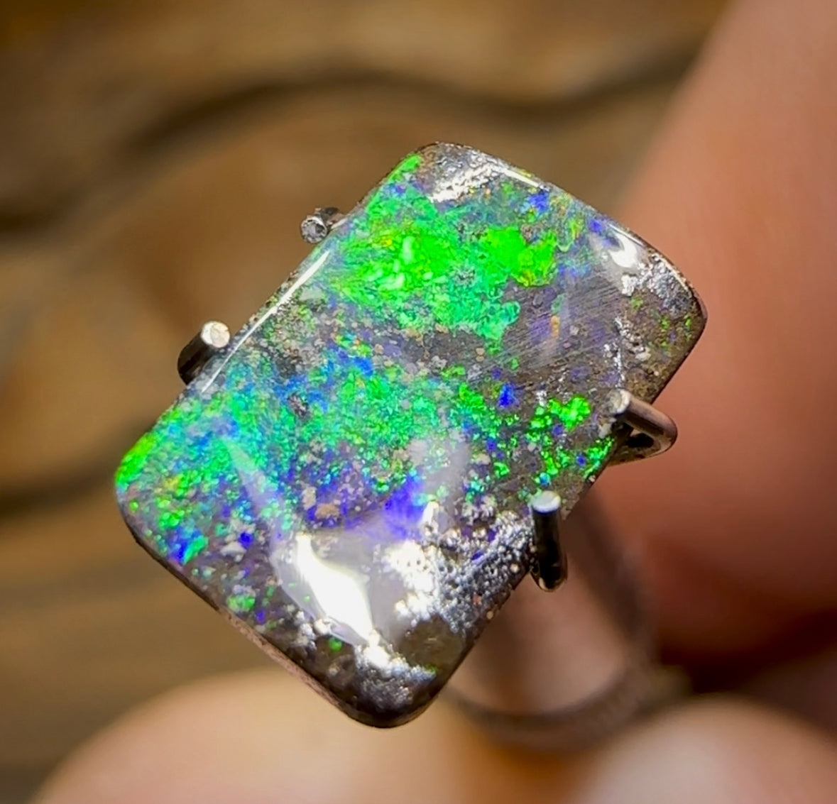 1.5cts - Solid Queensland Boulder Opal - Opal Whisperers