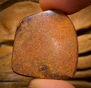 96.1cts - Artistic Tribal Yowah Nut Opal. Australian Boulder Opal