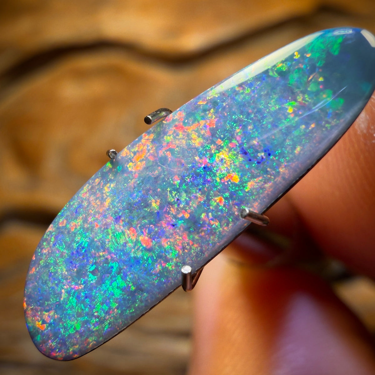 3.7cts - Australian Boulder Opal Doublet