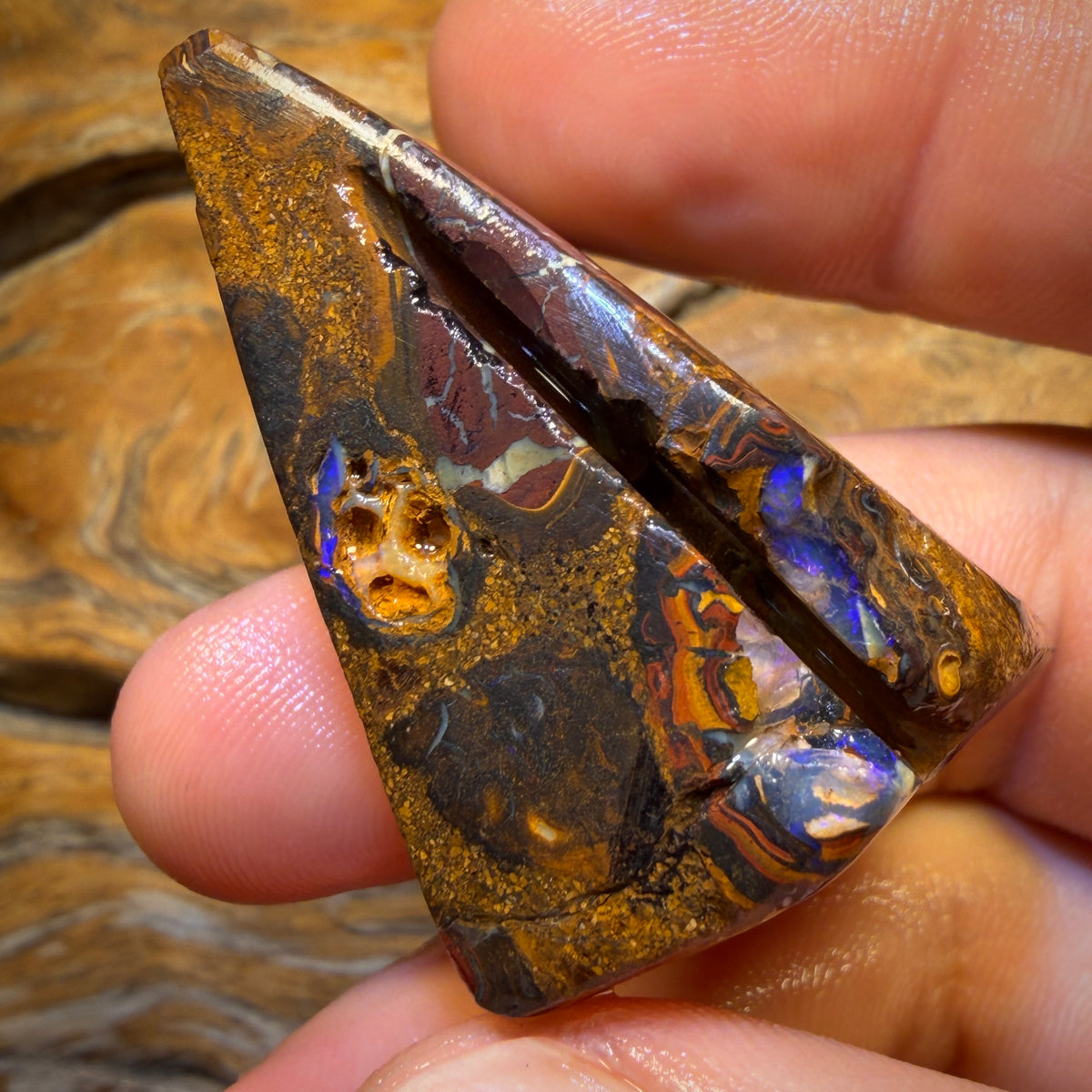 196.7cts - Yowah Nut Conglomerate Rough Piece. Featured On ‘OUTBACK OPAL HUNTERS’!!