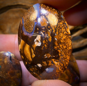 88.9cts - 3x Australian Boulder Opal’s. Wholesale Dealers Parcel