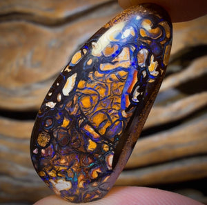 28.3cts - Tribal Yowah Nut Opal. Australian Opal