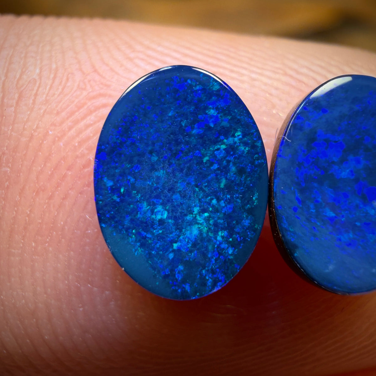 Bargain Card! 1.9cts - Australian Boulder Opal Doublet Pair
