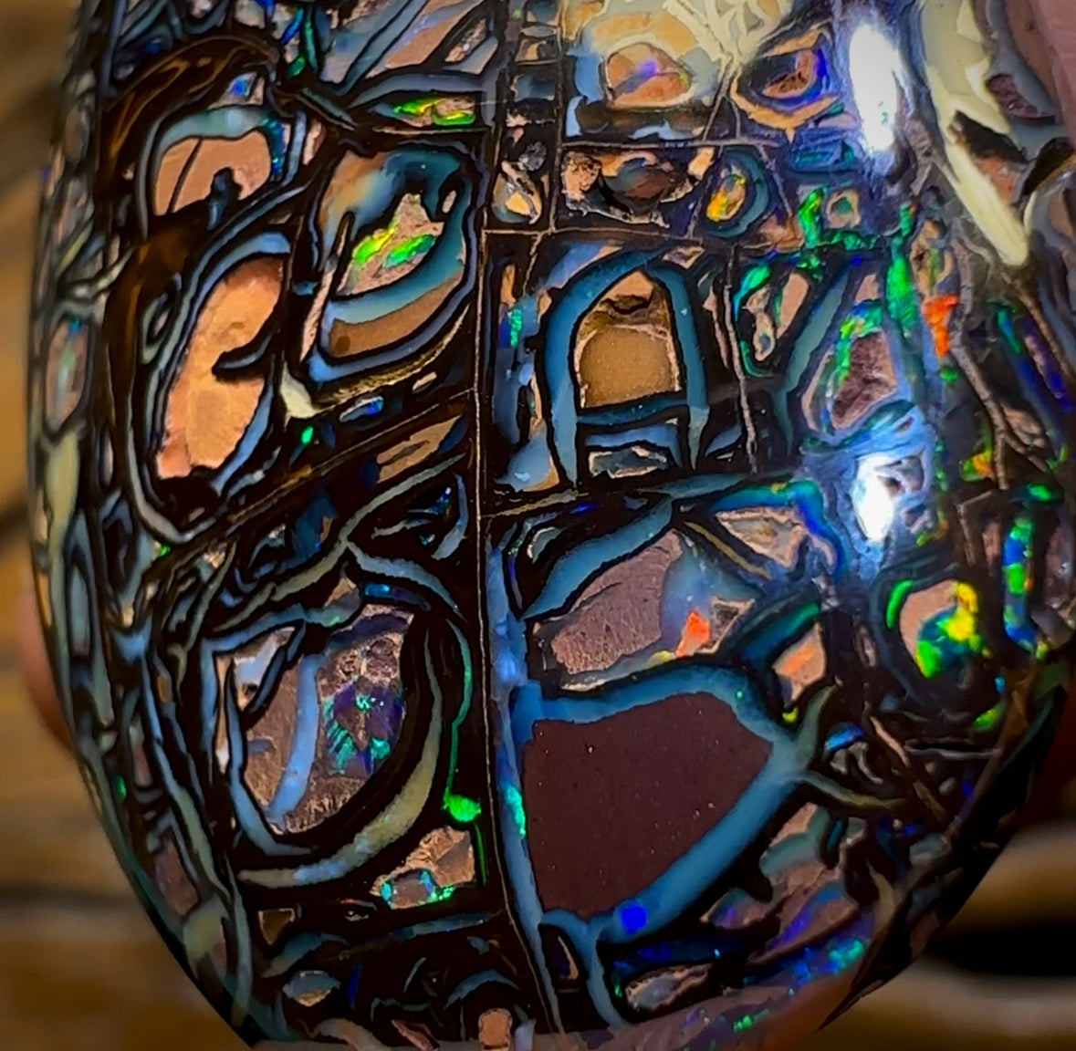 103.2cts - Art Of Opal Quality Top Tribal Queensland Boulder Opal