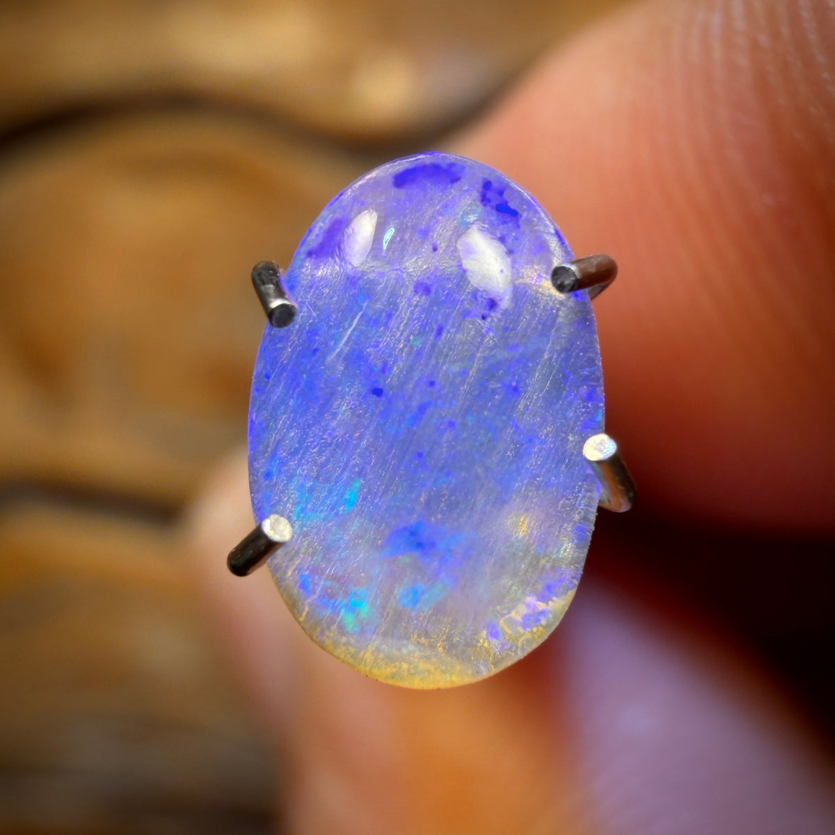🔨 AUCTION 🔨 No Reserve 0.55cts - Lightning Ridge Crystal Opal