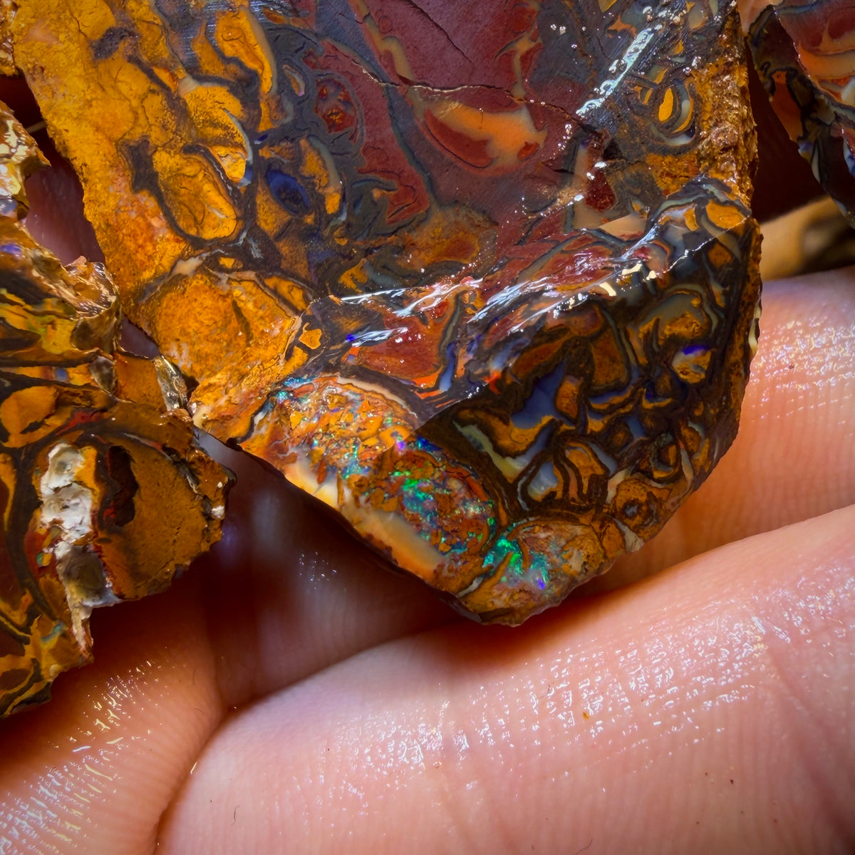 Art Card Bargain! 336cts - Art of Opal Style 3x Yowah Nut Tribal Opal Rough Parcel. Australian Boulder Opal