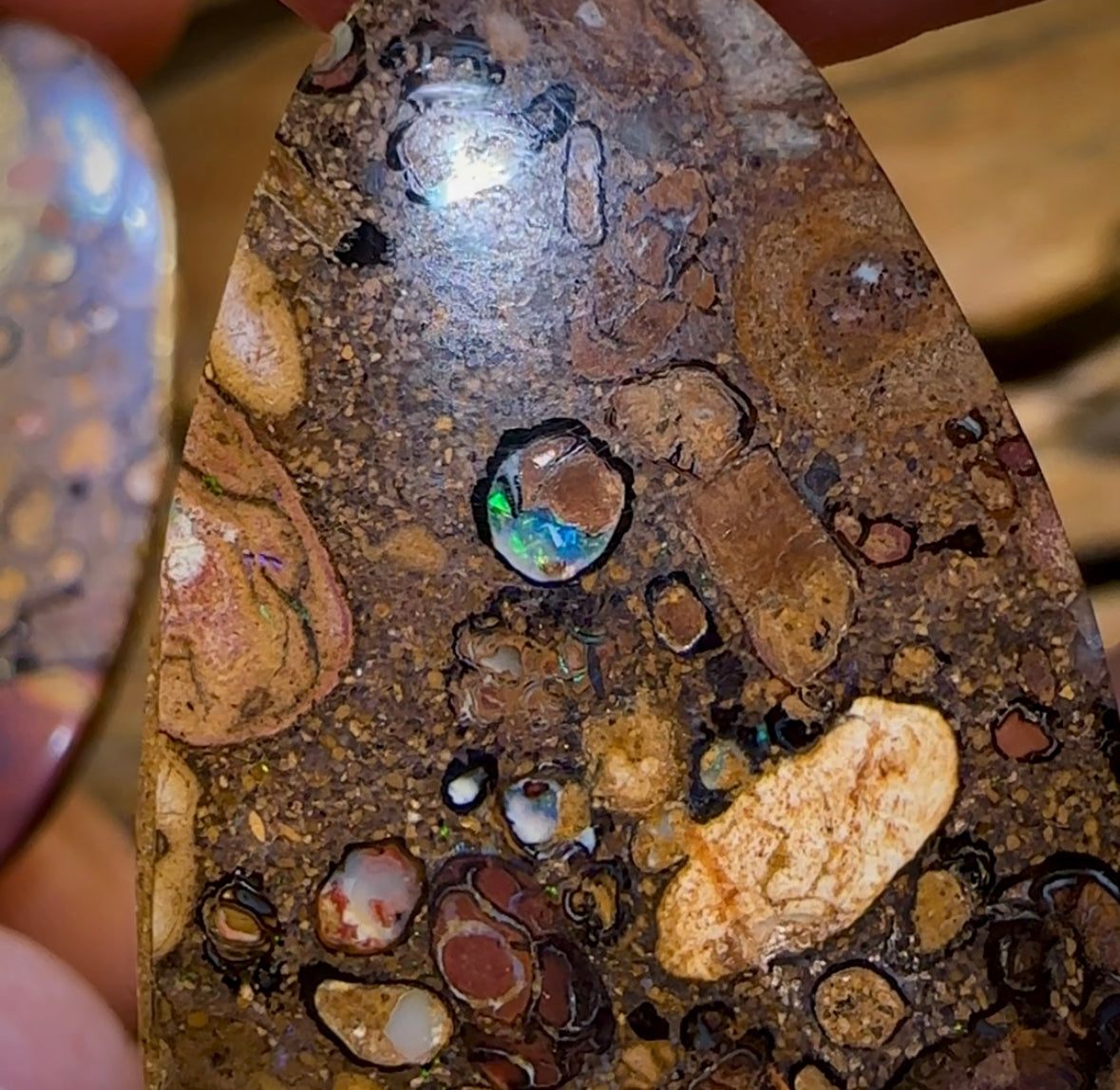 68.2cts - Big Yowah Nut Conglomerate Opal Pair BARGAIN