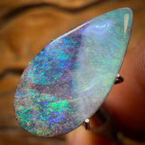 TGIF 5.2cts - “Where the Waters Meet” Australian Boulder Seam Opal from Winton