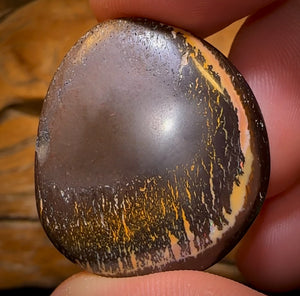 62.5cts - Tribal Australian Boulder Opal from Yowah Partial Kernel