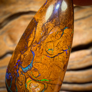 Half Price Card! BIG 69.8cts - Tribal Queensland Boulder Opal from Yowah