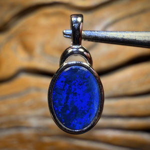 🔒Sterling Silver - WHOLESALE 9 PIECE PENDANT PARCEL. Australian Boulder Opal Doublet Jewellery