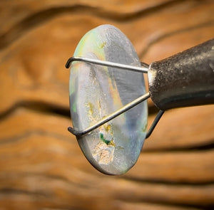 Auction Fall-Through = Your Gain! 🔥 Now More Than 50% Off RRP 🚨 3.55cts - Amazing Lightning Ridge Black Opal With Orange