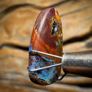 🔨 AUCTION 🔨 7.2cts - Yowah Nut Opal. Rockpool Pattern!
