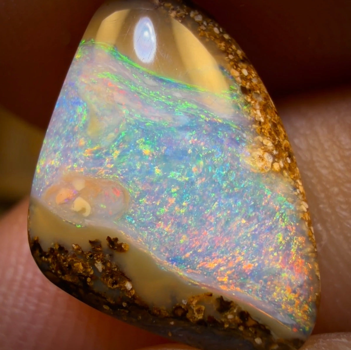 4.1cts - Solid Australian Boulder Pipe Opal