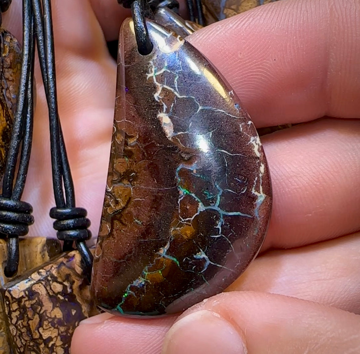 10x Drilled Yowah Boulder Opals. Bulk Wholesale Dealers Package - Opal Whisperers