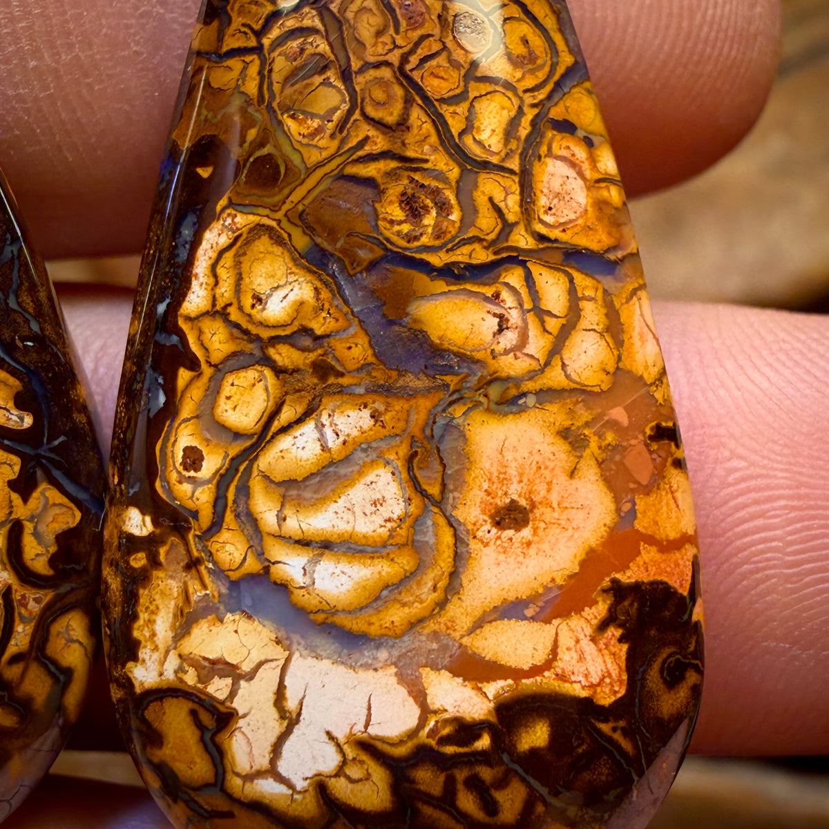 75.6cts - Tribal Queensland Boulder Opal Pair