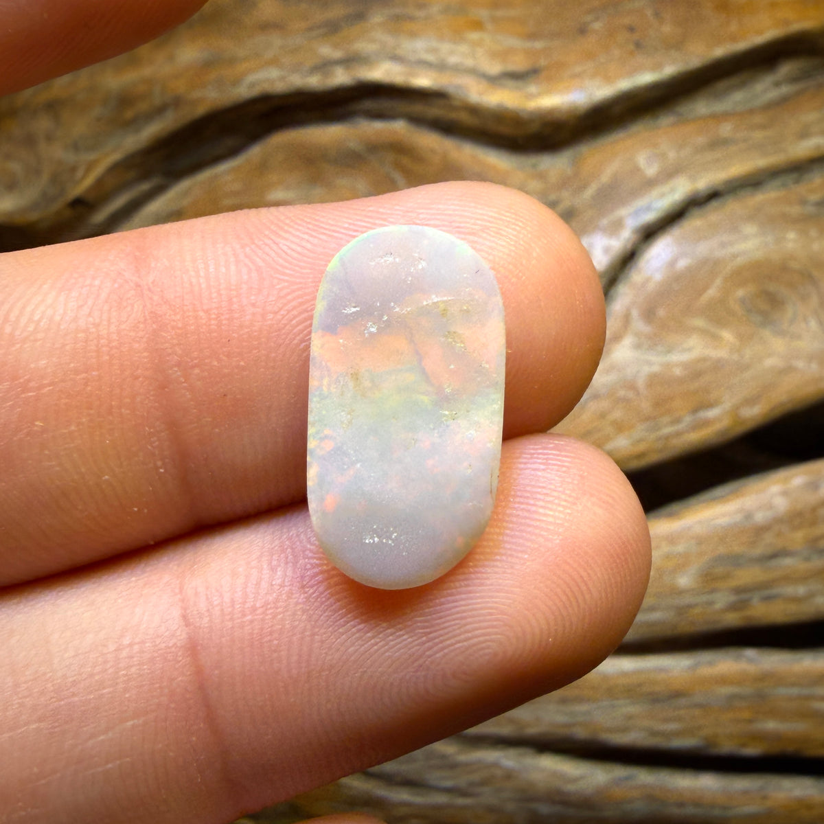 3.9cts - “Fire Fly” Rare South Australian Crystal Opal from Mintabie