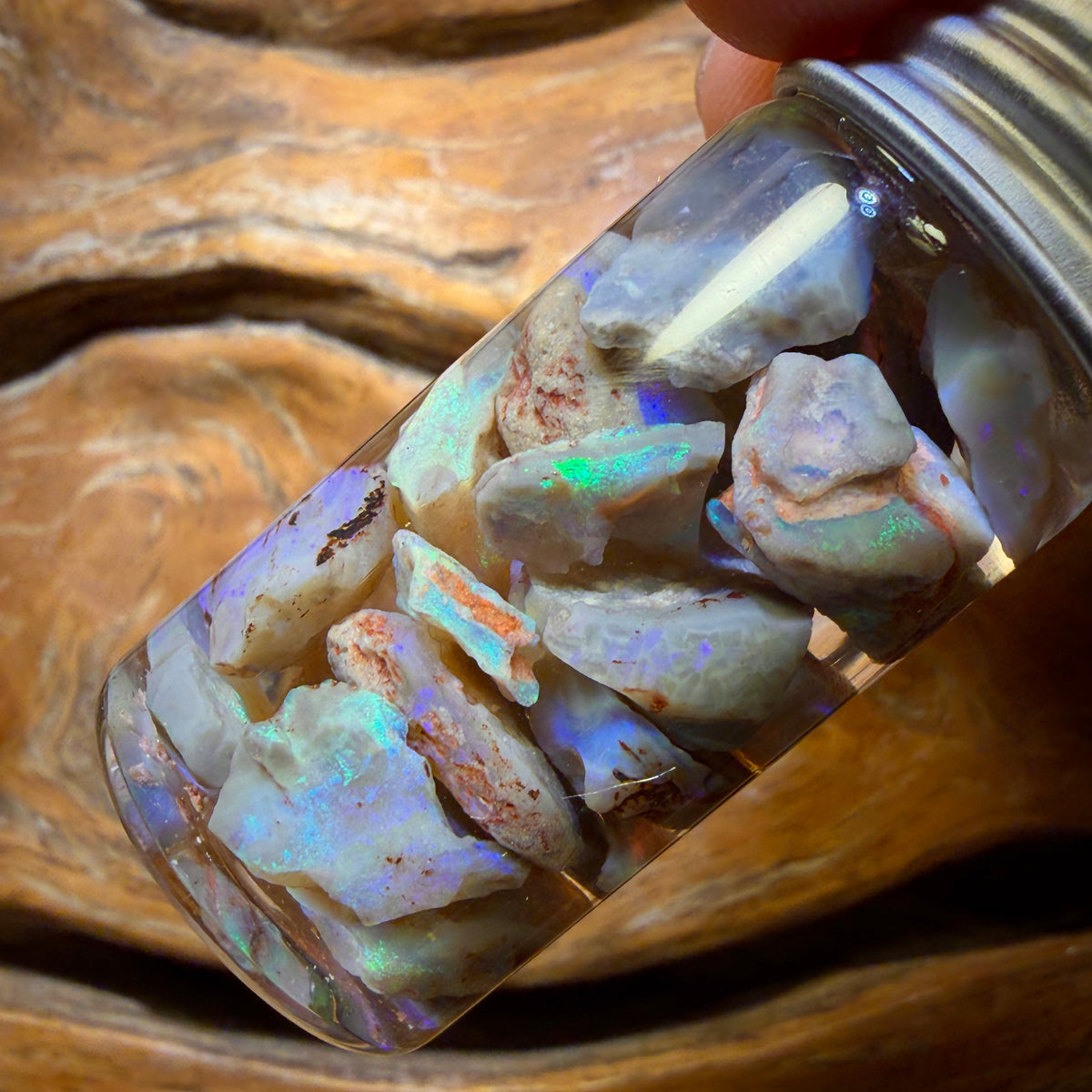 57cts - Lightning Ridge Opal Vial