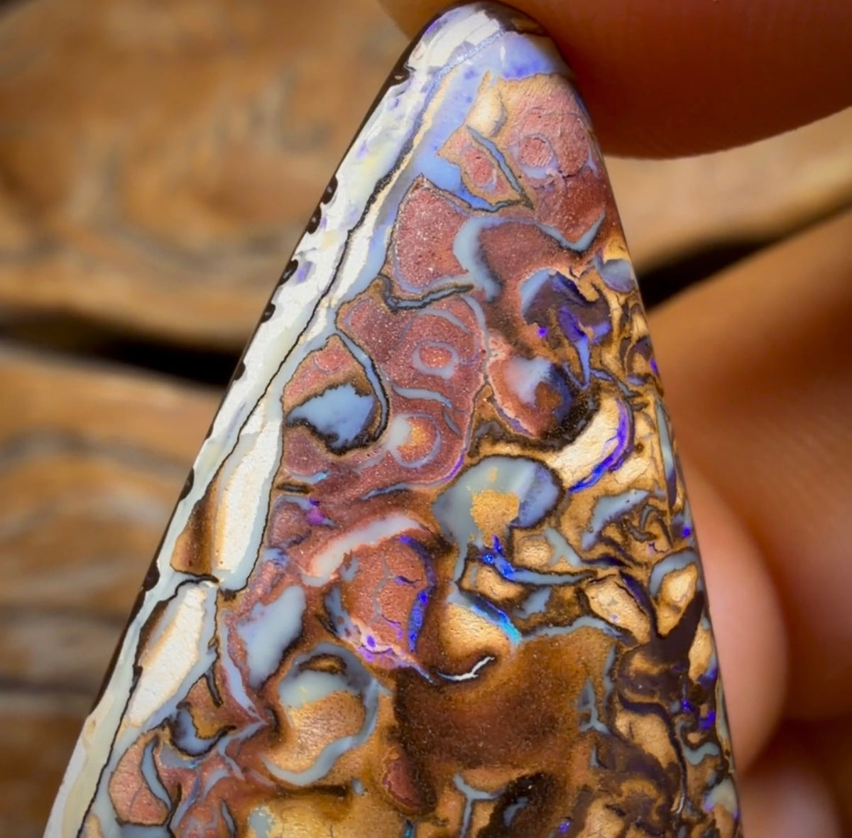 59.9cts - Tribal Yowah Nut Opal. Australian Opal