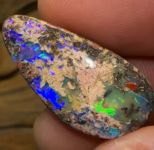 11.9cts - Bargain! Electric Queensland Boulder Opal - Opal Whisperers