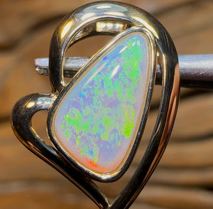 14k Gold - Solid South Australian Opal Pendant