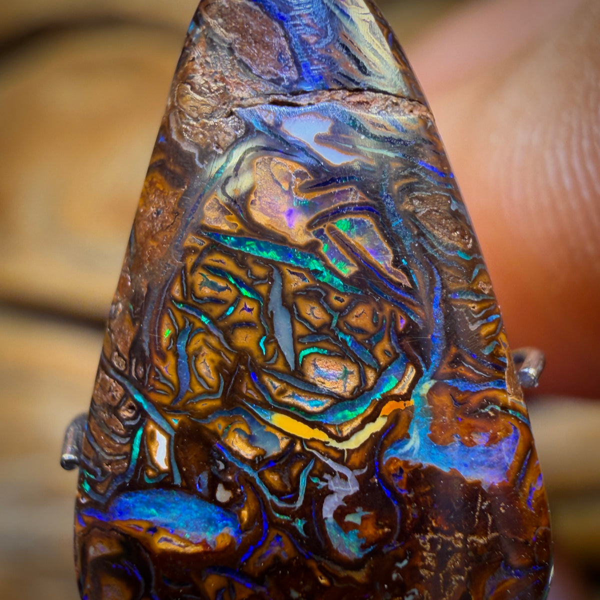6,9 carats - Opale tribale Yowah Nut. Opale boulder australienne