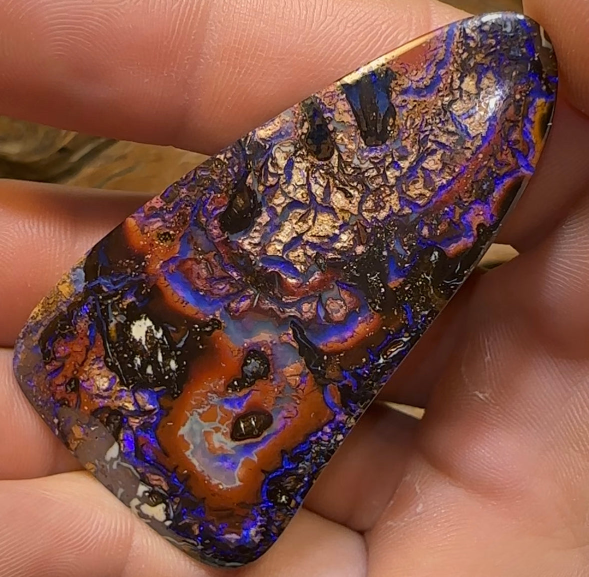 Australian 128.6cts - Top Tribal Queensland Boulder Opal Specimen 