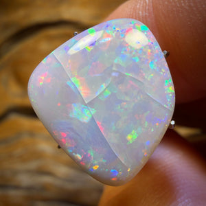 ALex Auction 9.9cts - Opale noire rare d'Australie du Sud de Mintabie