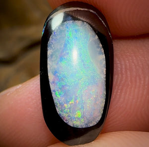 7.6cts - Filly Framed Yowah Nut Kernel Opal, Super Clean and Rare - Opal Whisperers