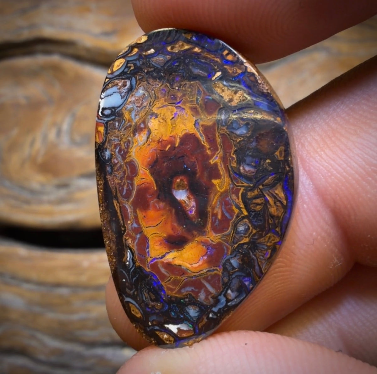 29.5cts - Tribal Queensland Boulder Opal from Koroit
