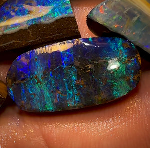 82.8cts - 8x High Quality Australian Boulder Opal Preform Rubs