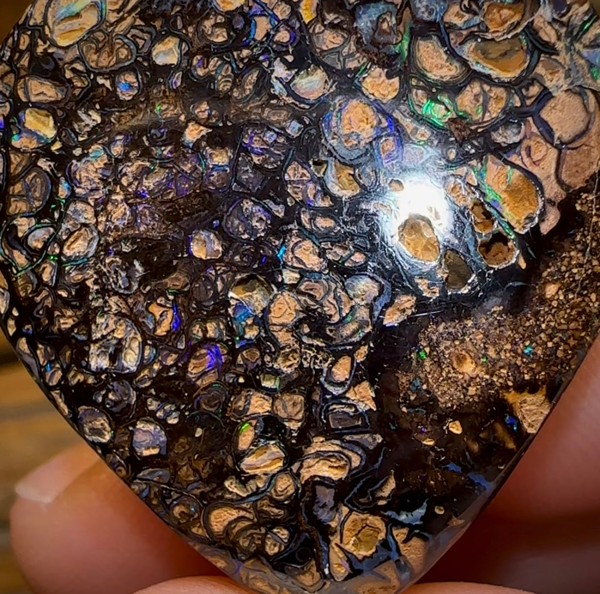 93.2cts - Yowah Nut Tribal Opal. Double Sided - Opal Whisperers