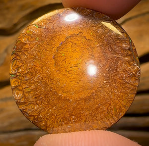 40.7cts - “Tribal Eye 1” Yowah Nut Tribal Kernel Opal. Double Sided!