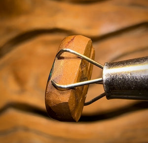 “Electric Zebra” 3.15cts - Queensland Boulder Seam Opal