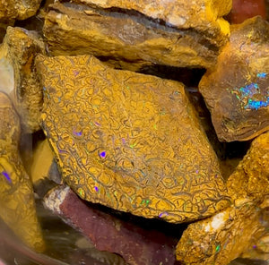 139.1g - Jar of Rough Australian Boulder Opal