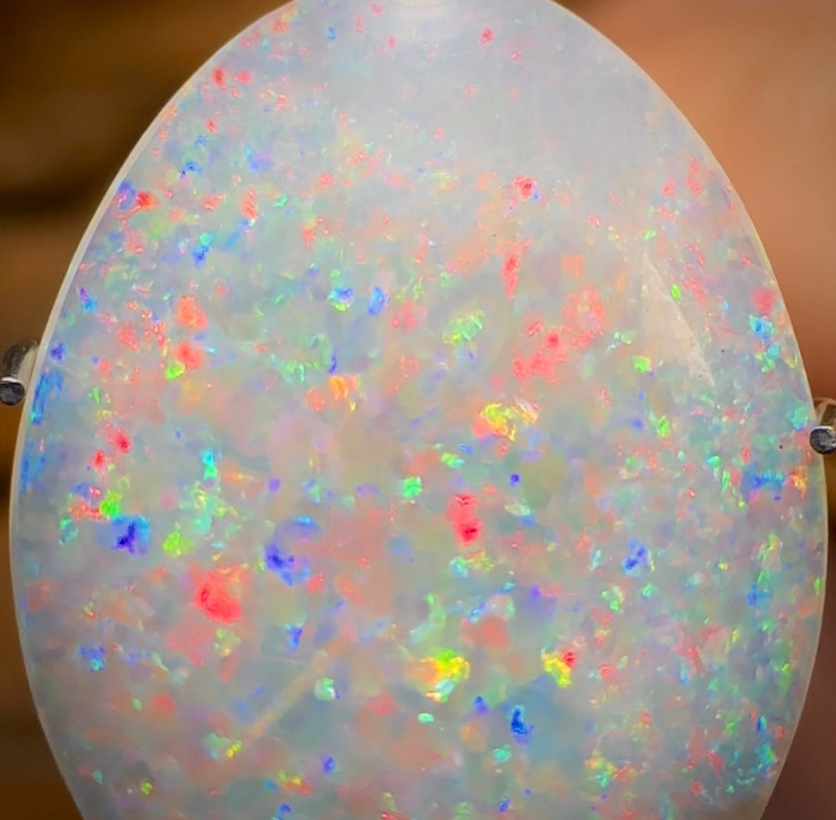 3.8cts - GEM QUALITY South Australian Crystal Opal, Double Sided - Opal Whisperers