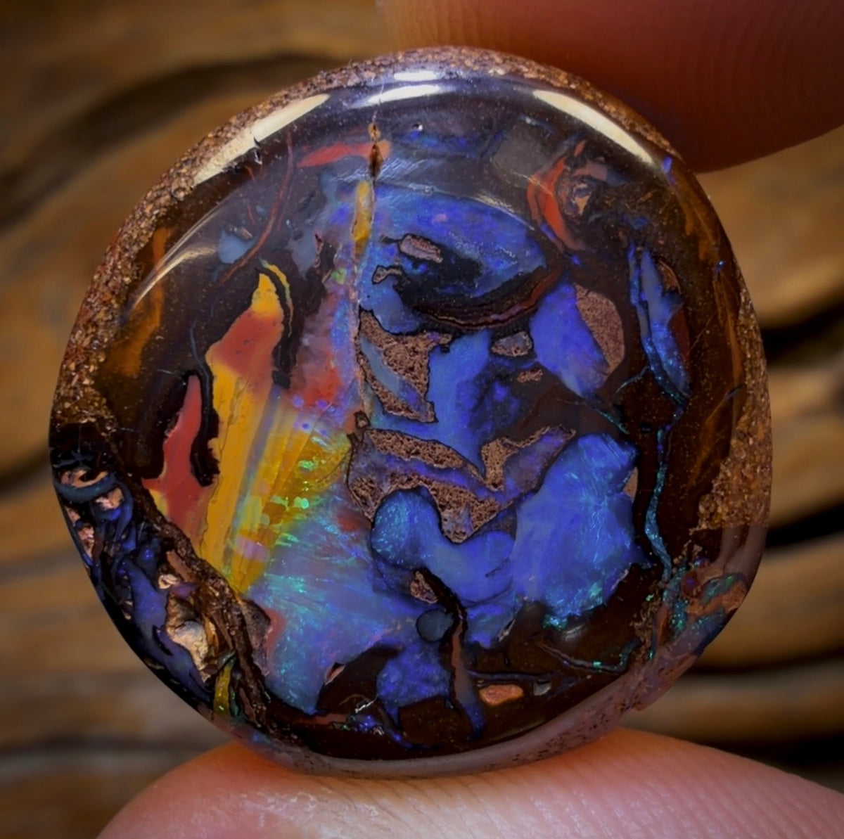46.4cts - Yowah Nut Kernel Opal. Australian Boulder Opal