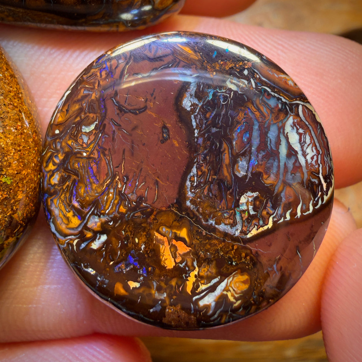 105.3cts - 3x Australian Tribal Boulder Opal’s. Wholesale Parcel