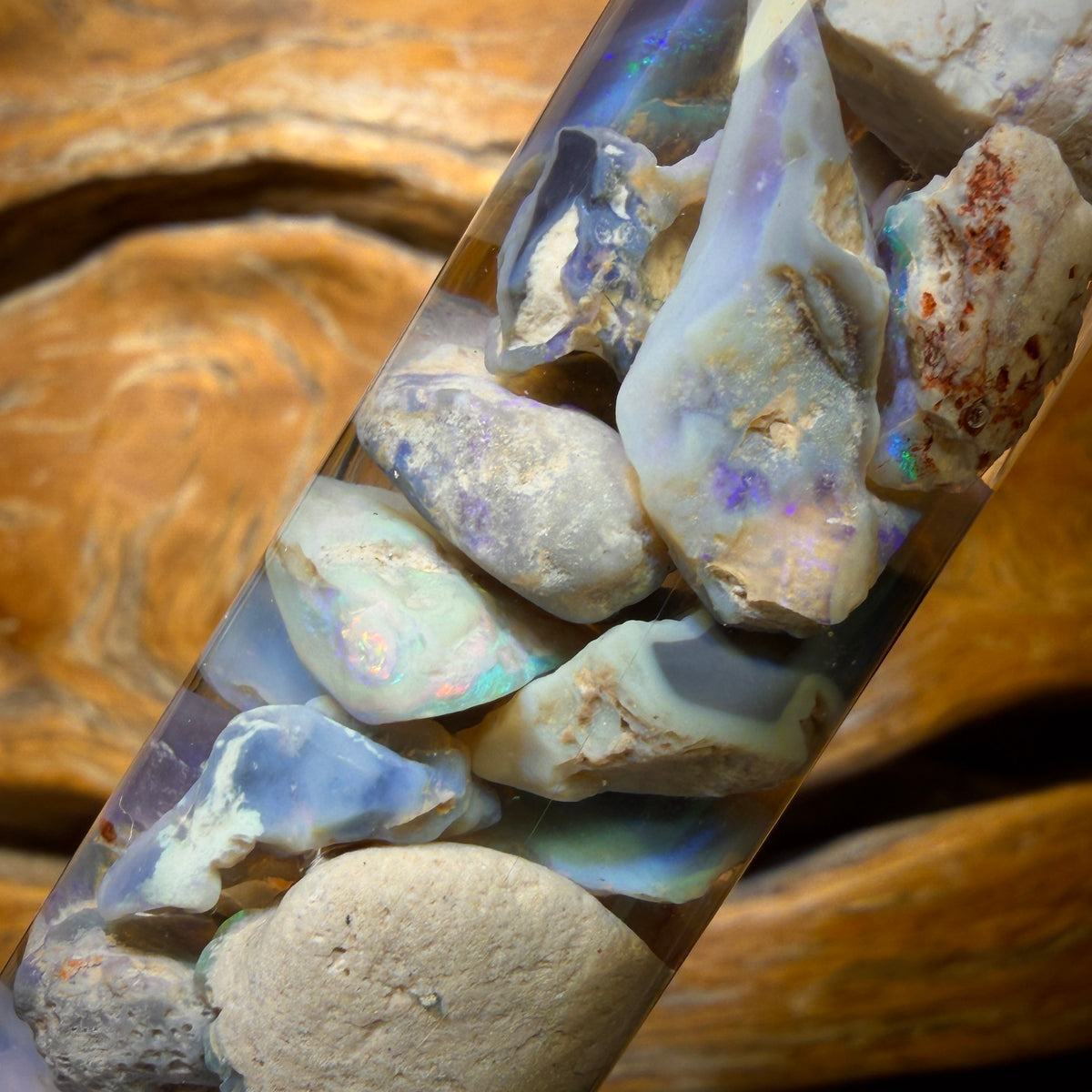 107.9cts - Lightning Ridge Opal Vial