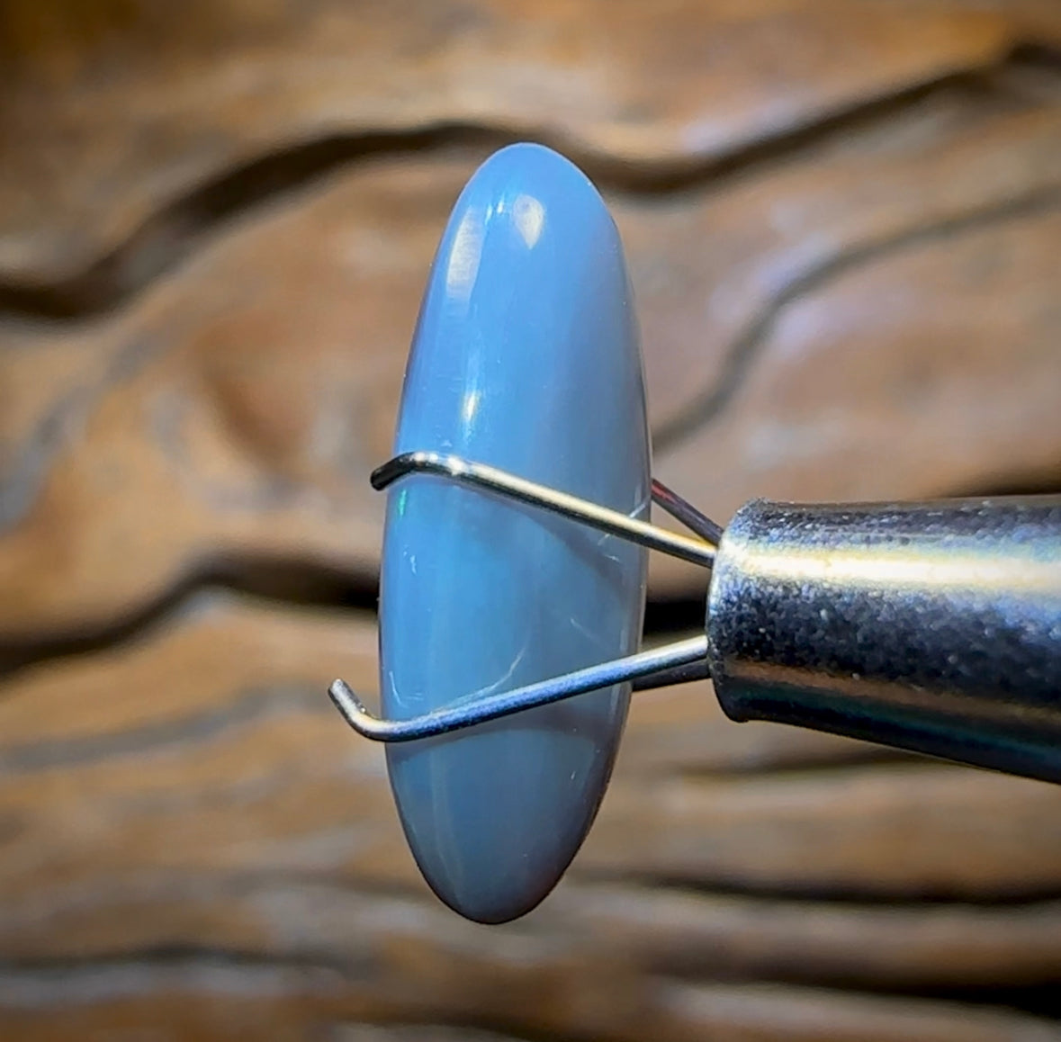 4.2cts - Australian Dark Opal from Lightning Ridge Bargain price for a big Stone - Opal Whisperers