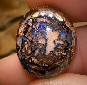 19.1cts - Awesome Pattern Queensland Boulder Opal from Yowah - Opal Whisperers